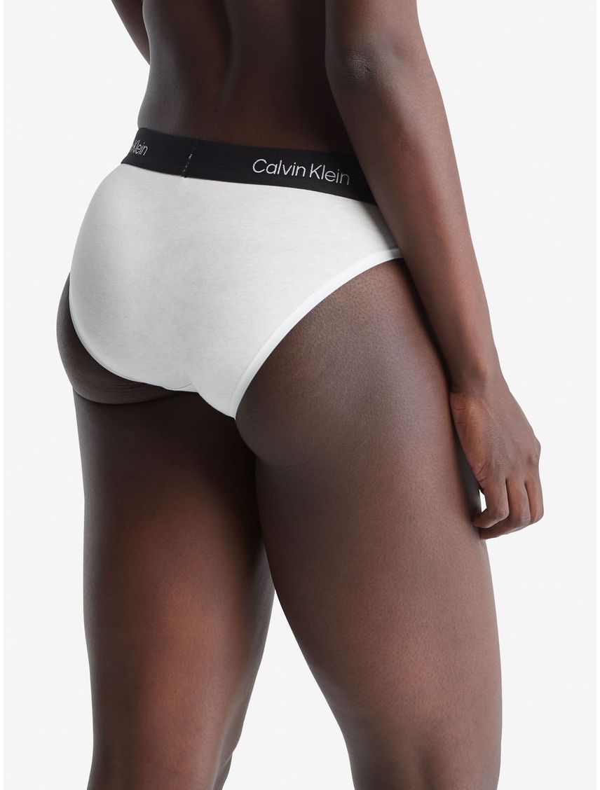 Pantie Tipo Bikini Blanco Moderno Para Mujer