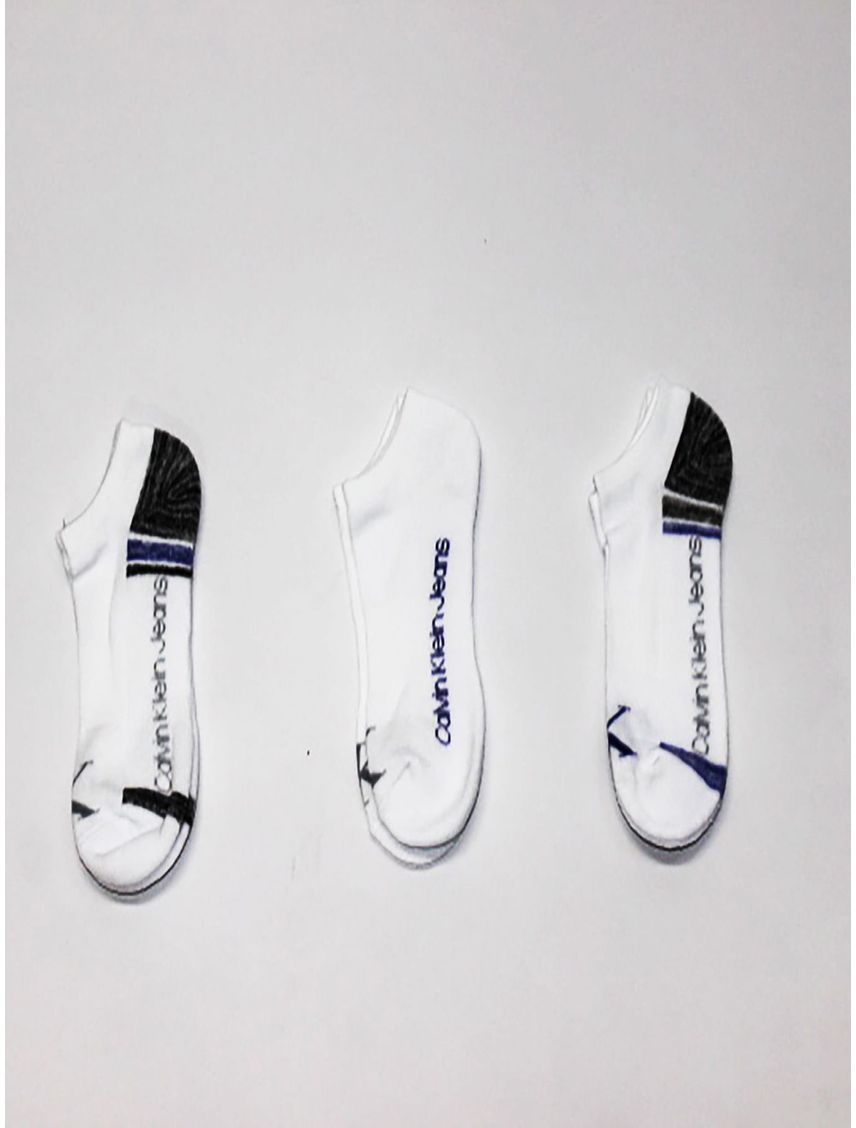 Paquete De 3 Pares Medias Con Logo Y Diseño Mujer Blanco Calvin Klein