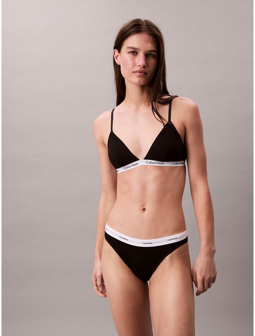 Pantys negro clásicas - Cotton Strech Rib