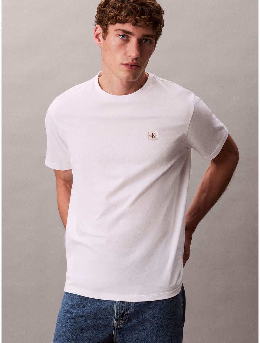 Camiseta blanca classic con monograma