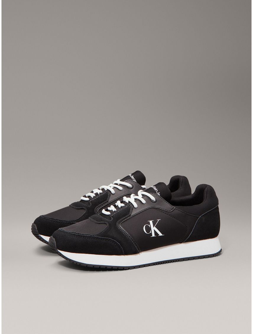 Tenis negro runner laceup
