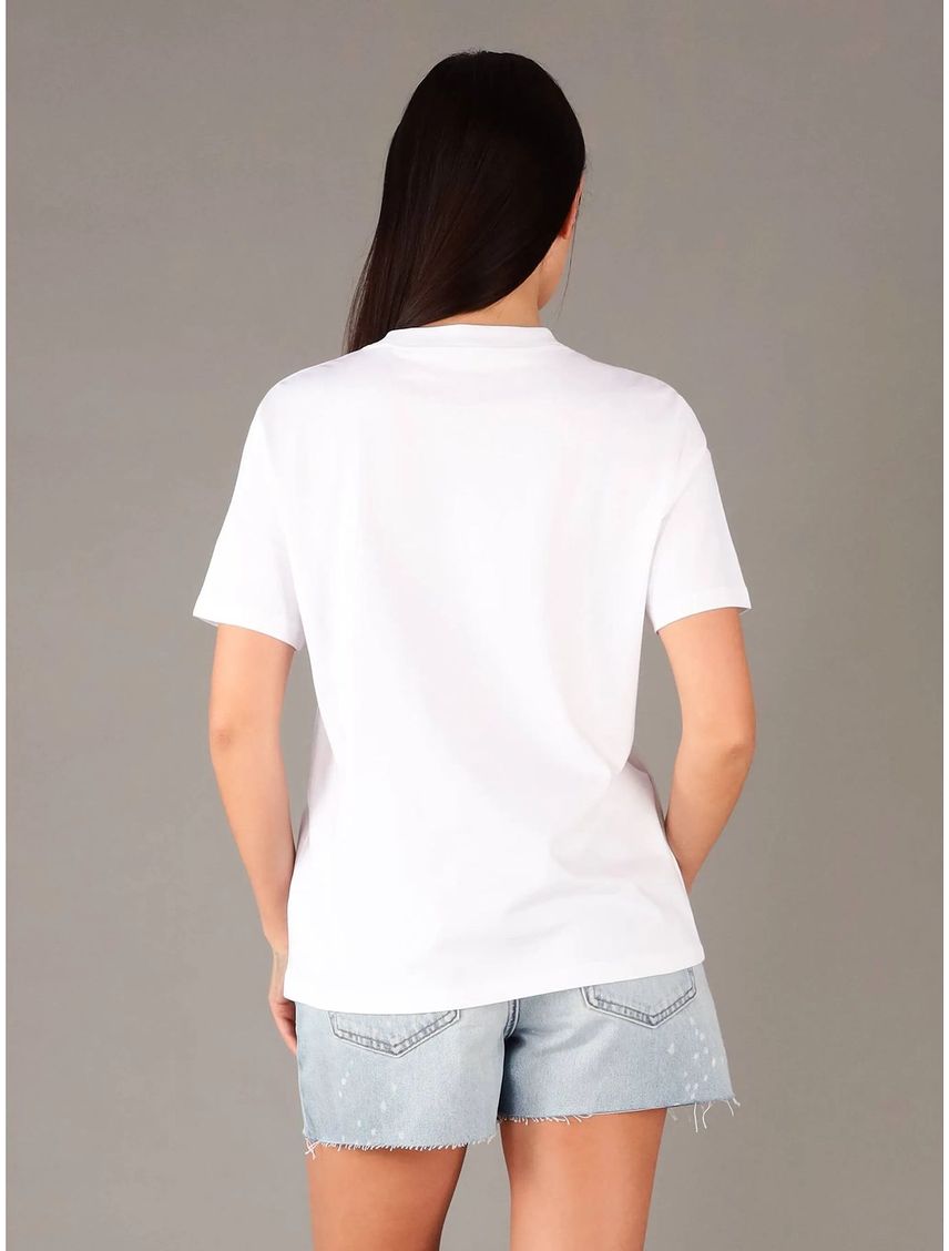 Camiseta blanca classic con logo