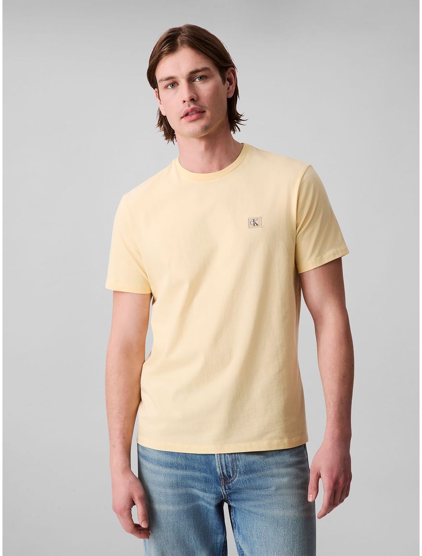 Camiseta amarilla classic con monograma