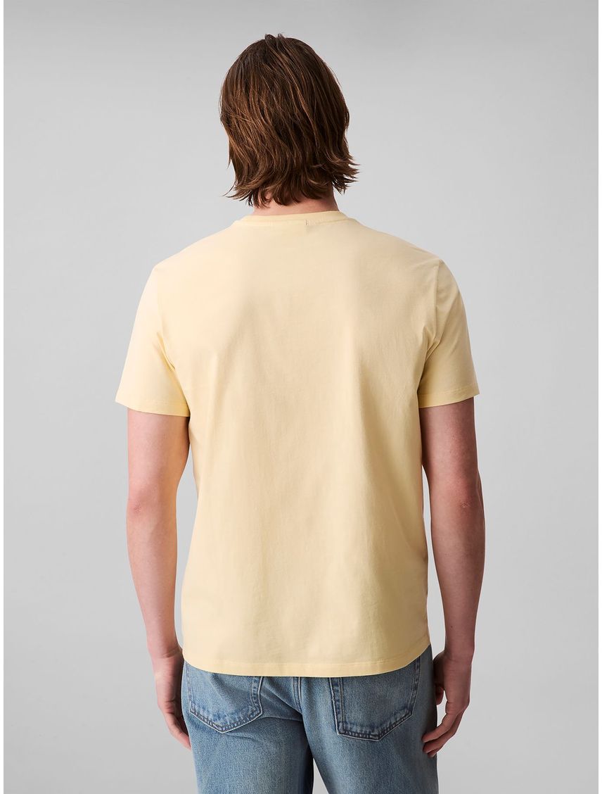 Camiseta amarilla classic con monograma
