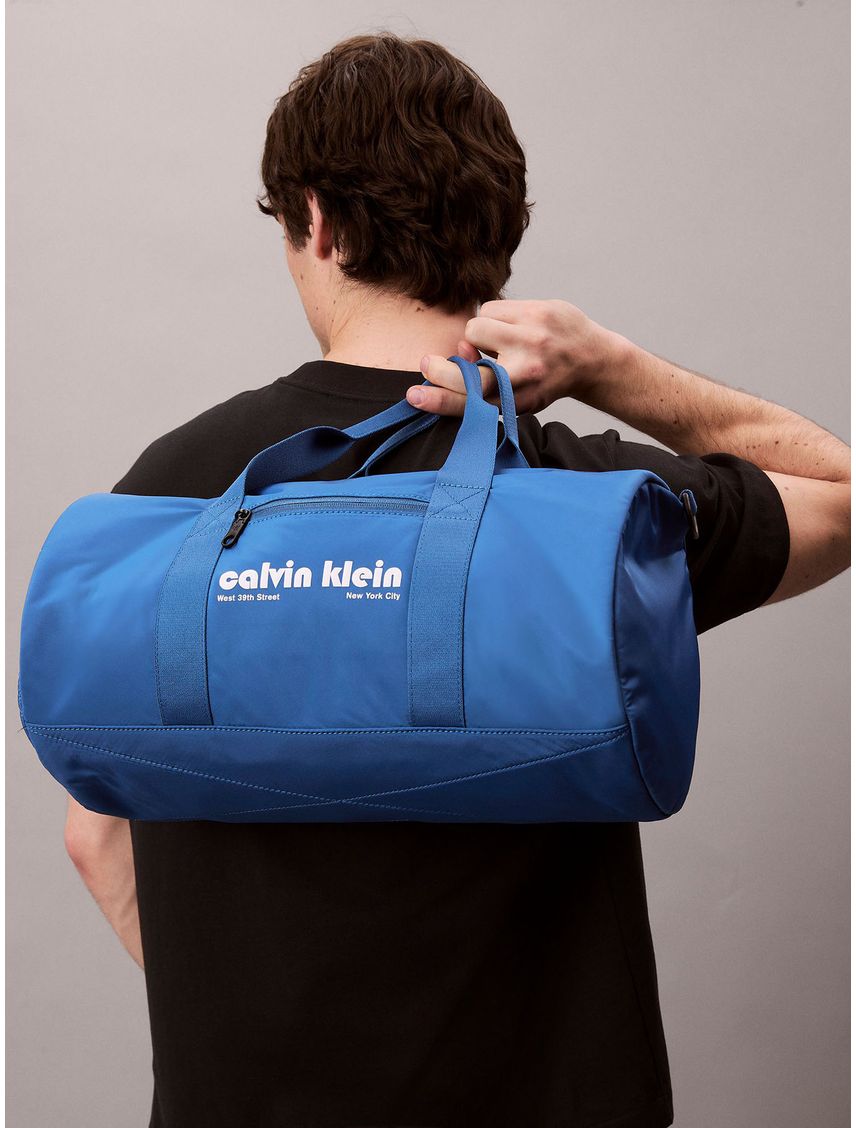 Bolso azul duffle deportivo