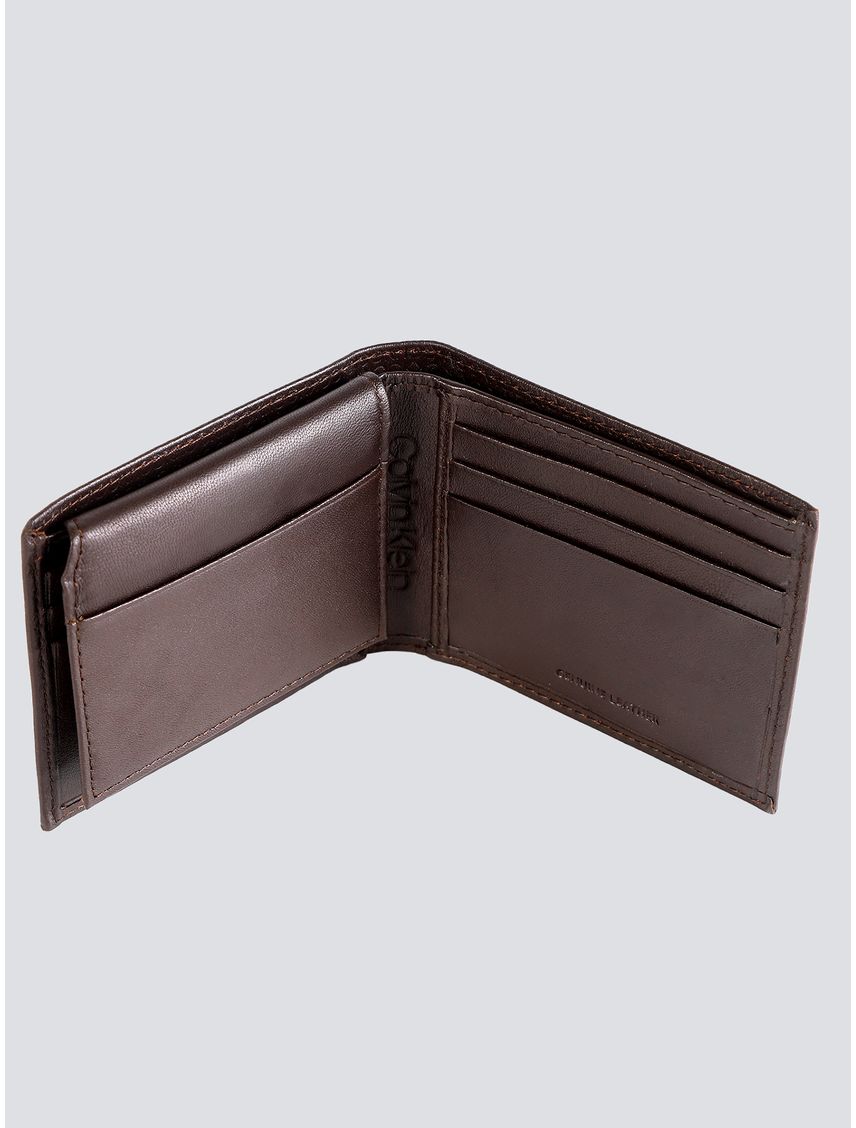 Billetera café con logo