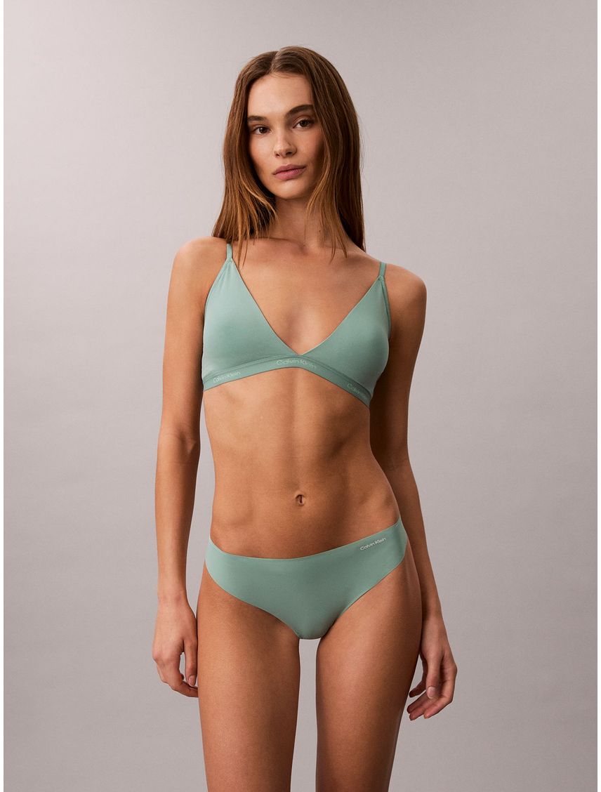 Tanga verde con logotipo - invisible