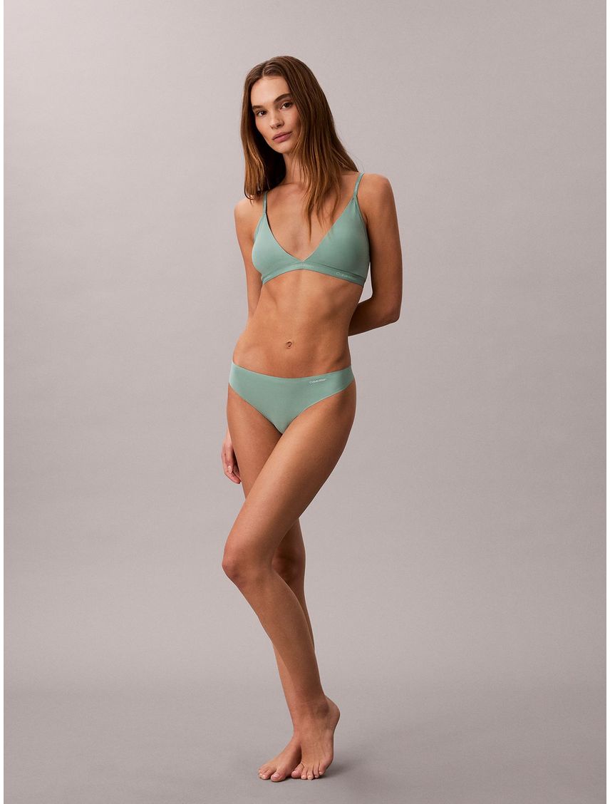 Tanga verde con logotipo - invisible