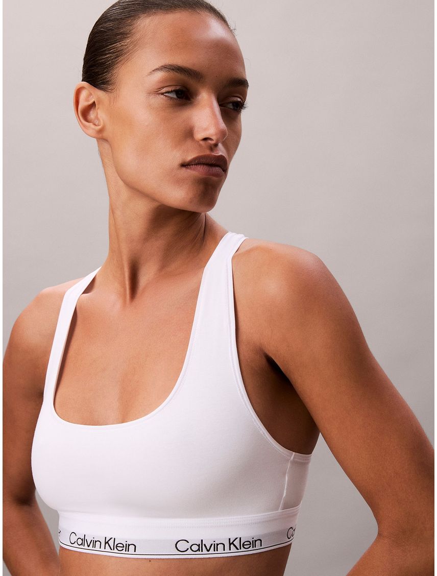 Corpiño blanco sin forro - Icon Cotton Modal