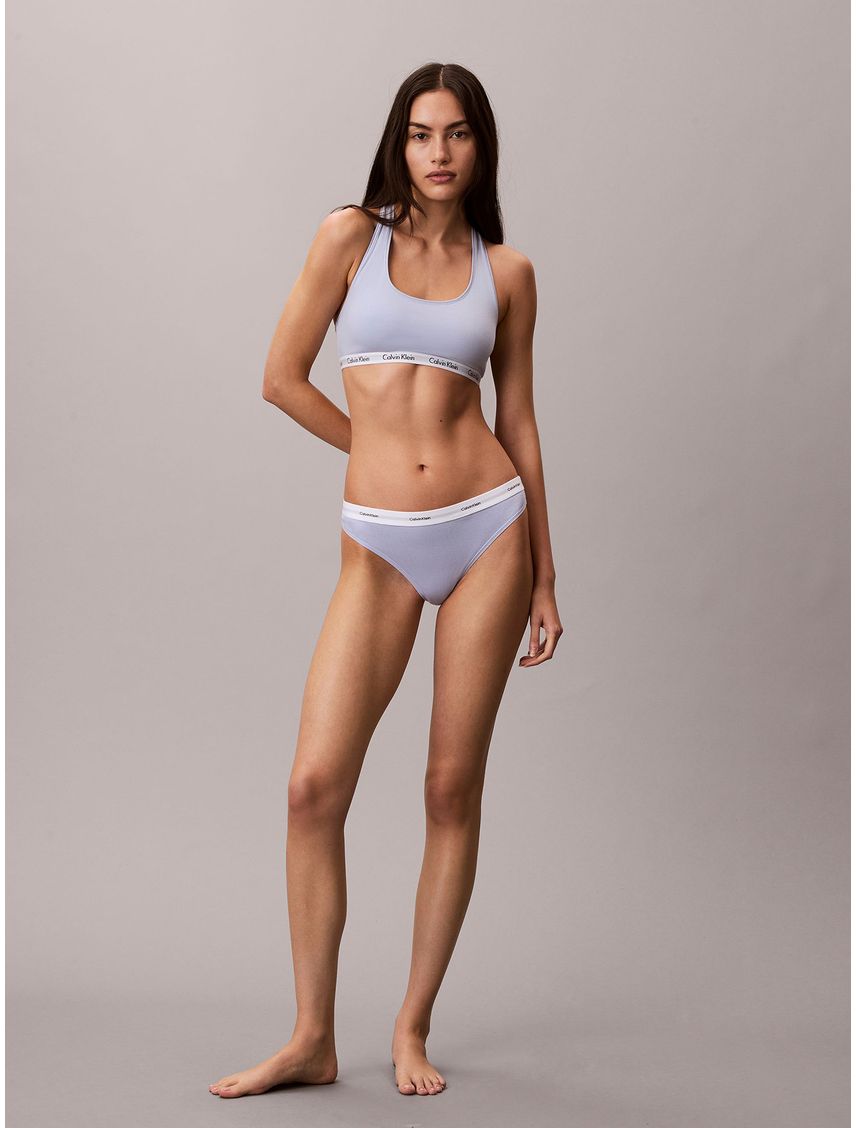 Tanga gris - Cotton Stretch Rib