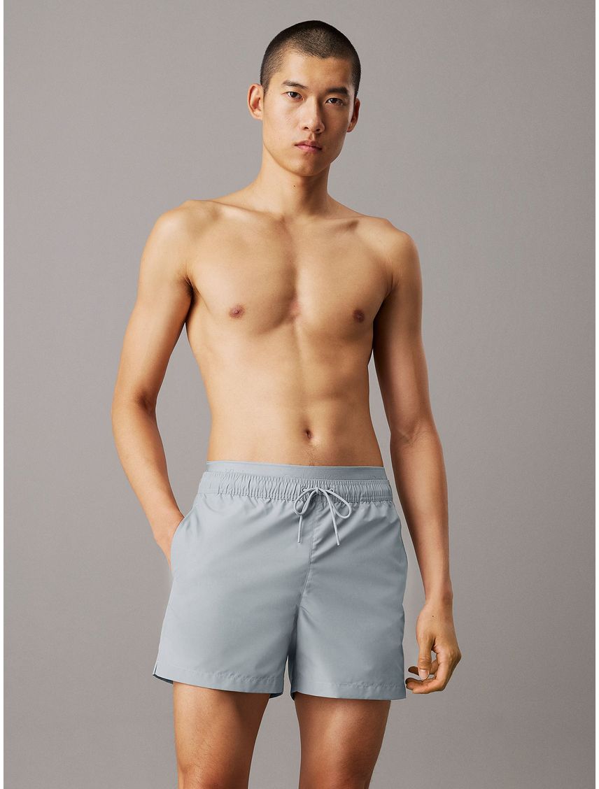 Traje de baño corto con cinturilla doble - CK Meta Legacy