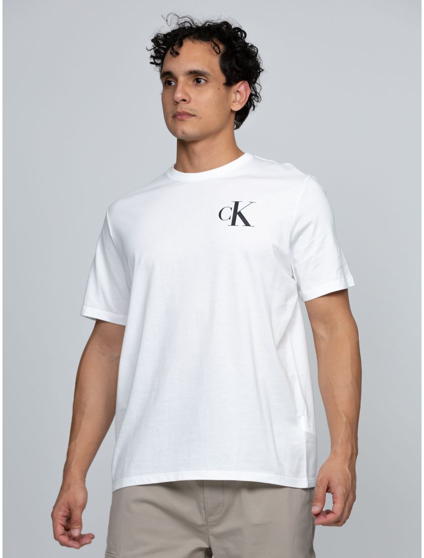 Camiseta blanca con monograma 30s