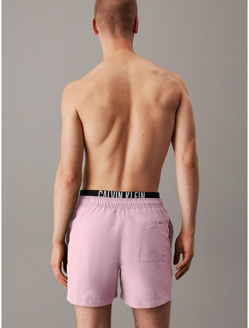 Traje rosado de baño corto con cinturilla doble - Intense Power