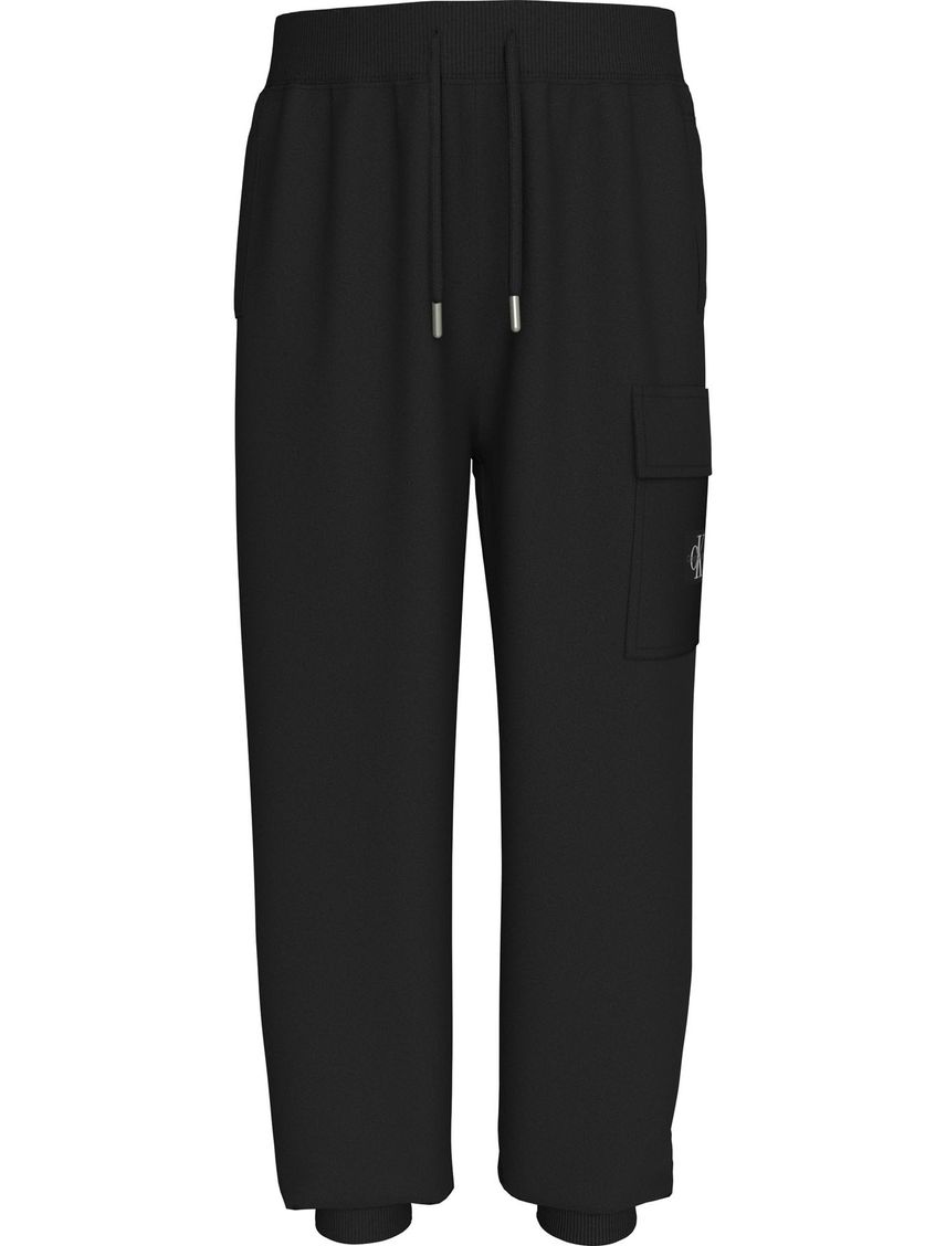 Jogger negro cargo de corte relajado