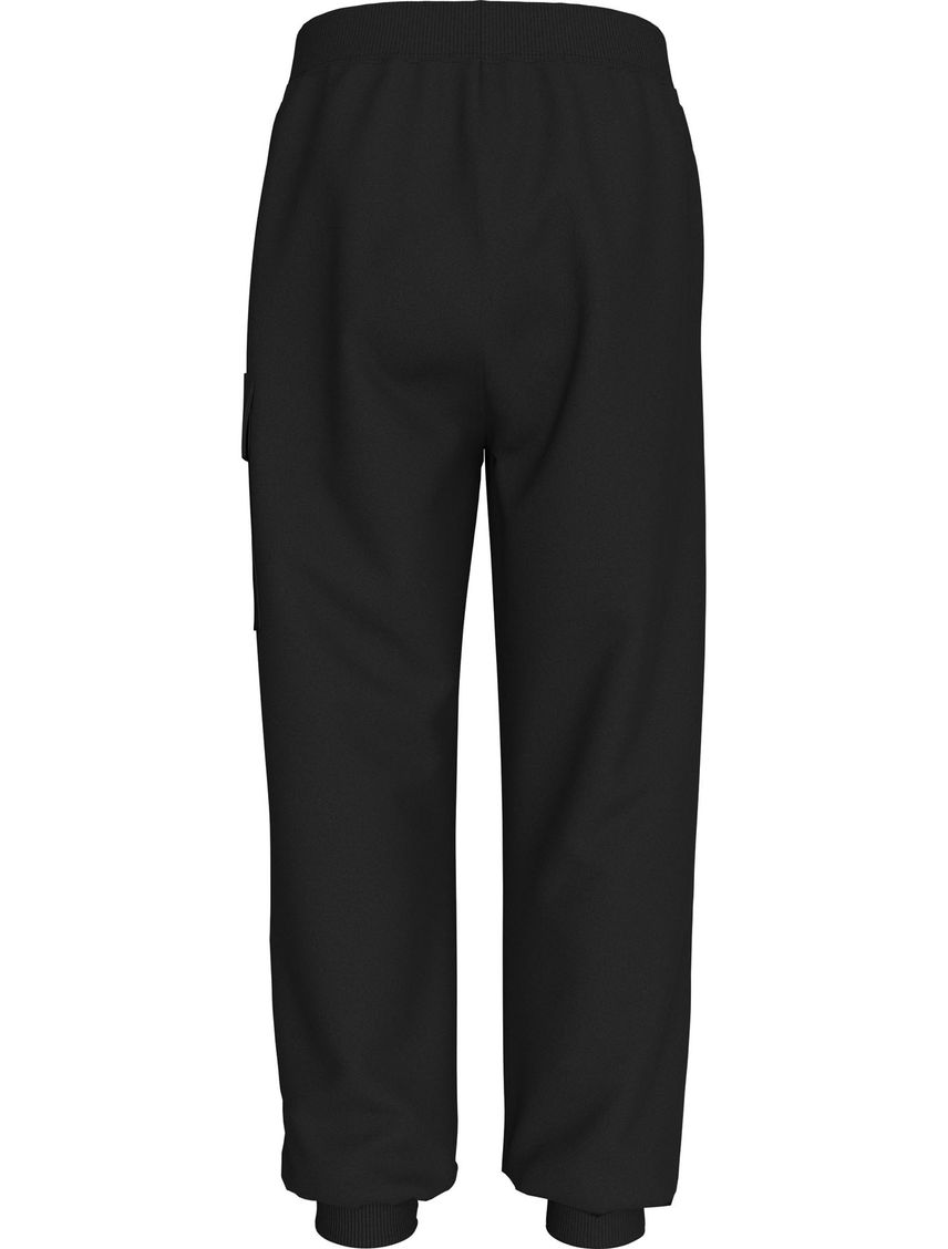 Jogger negro cargo de corte relajado