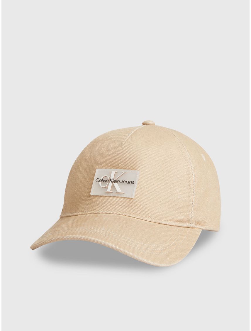 Gorra De Sarga Hombre Beige Calvin Klein