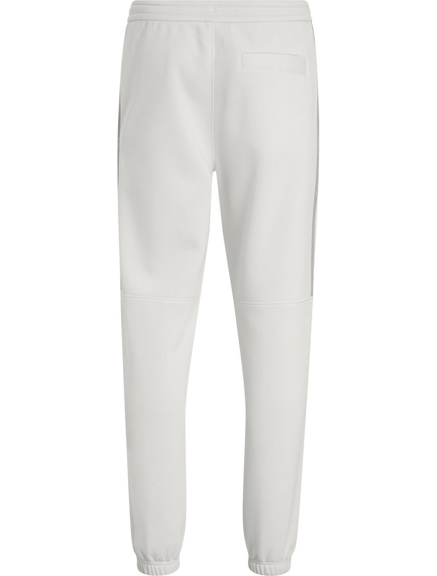 Jogger Blanco Deportivo Con Cinta Con Logo Para Hombre